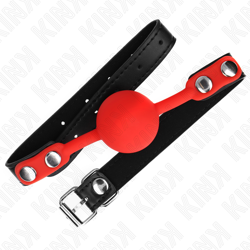 KINK - RODE SILICONEN BAL 4 CM KNEVEL 60 x 2 CM