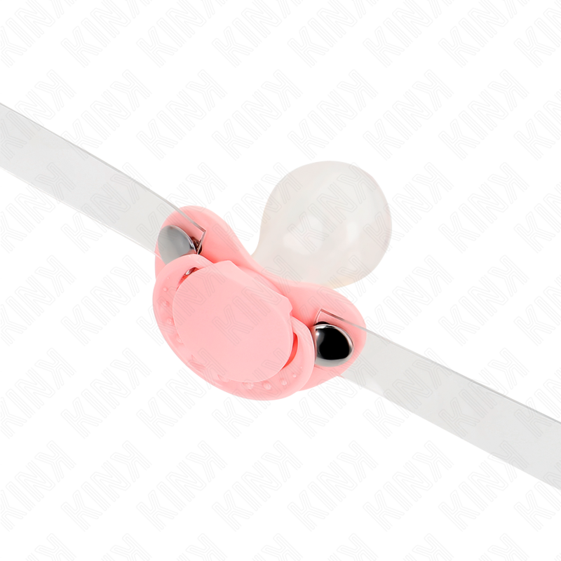 KINK - ROZE FOPPENDEKSEL GAG 5.5 x 4 CM VERSTELBAAR 43-60 CM