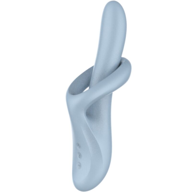 SATISFYER - HEAT FLEX 4 HITTEEFFECT VIBRATOR 12 TRILLINGEN BLAUW