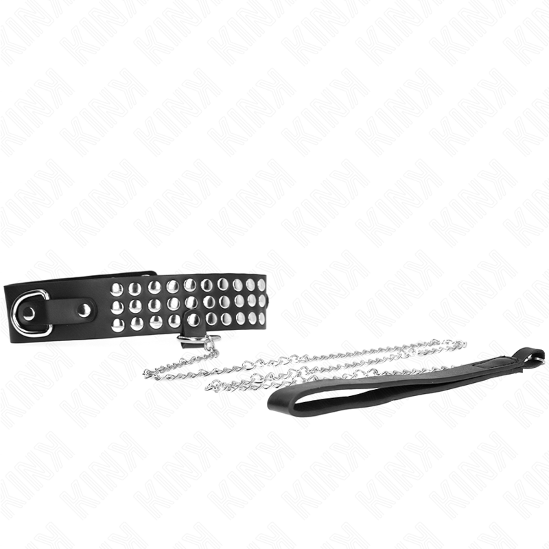 KINK - KETTING MET BAND 65 CM MET GLIMMENDE VERSTELBARE 37-42 CM X 5.3 CM