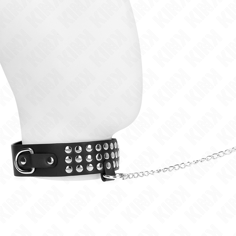 KINK - KETTING MET BAND 65 CM MET GLIMMENDE VERSTELBARE 37-42 CM X 5.3 CM