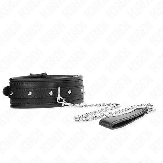 KINK - KETTING MET GLANZENDE GESP BAND 65 CM 48.5 CM X 5.3 CM