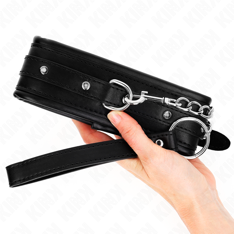 KINK - KETTING MET GLANZENDE GESP BAND 65 CM 48.5 CM X 5.3 CM