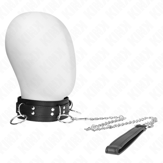 KINK - 3-RING SLAVERNIJKETTING MET BAND 80 CM 53 X 5 CM