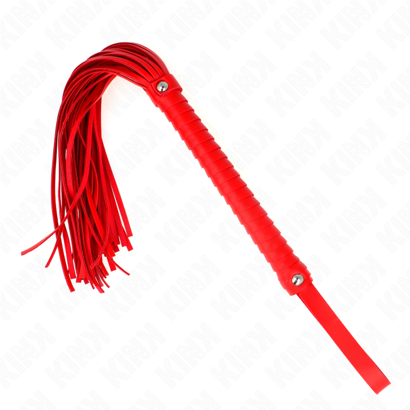 KINK - ZWEEP MET ROOD GETEXTUREERD HANDVAT 48,5 CM