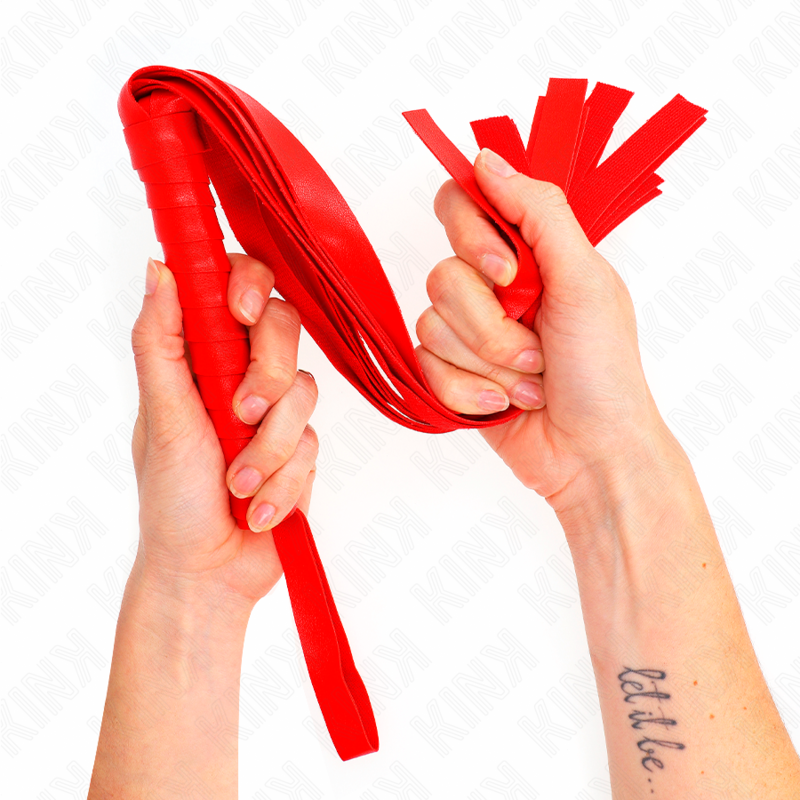 KINK - RODE BREDE STAART ZWEEP 48,5 CM