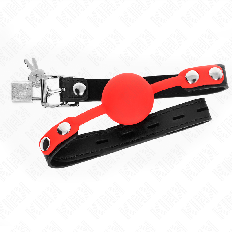 KINK - SILICONENBAL 4 CM KNEVEL MET SLOT 60 x 2 CM