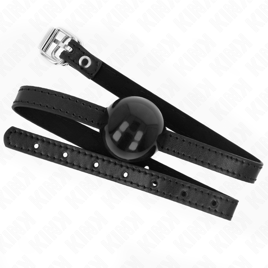 KINK - ZWARTE ENKELE EFFEN BAL 4 CM KNEVEL 65 x 1.5 CM