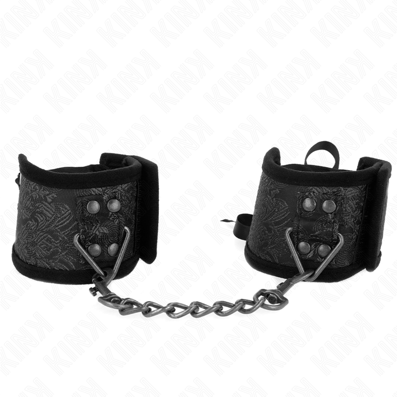 KINK - SCANDAL POLSBOEIEN ZWARTE KANT DETAILS 24.5 CM X 6.5 CM