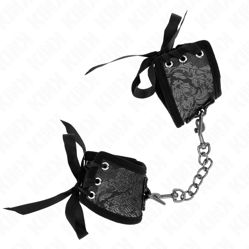 KINK - SCANDAL POLSBOEIEN ZWARTE KANT DETAILS 24.5 CM X 6.5 CM