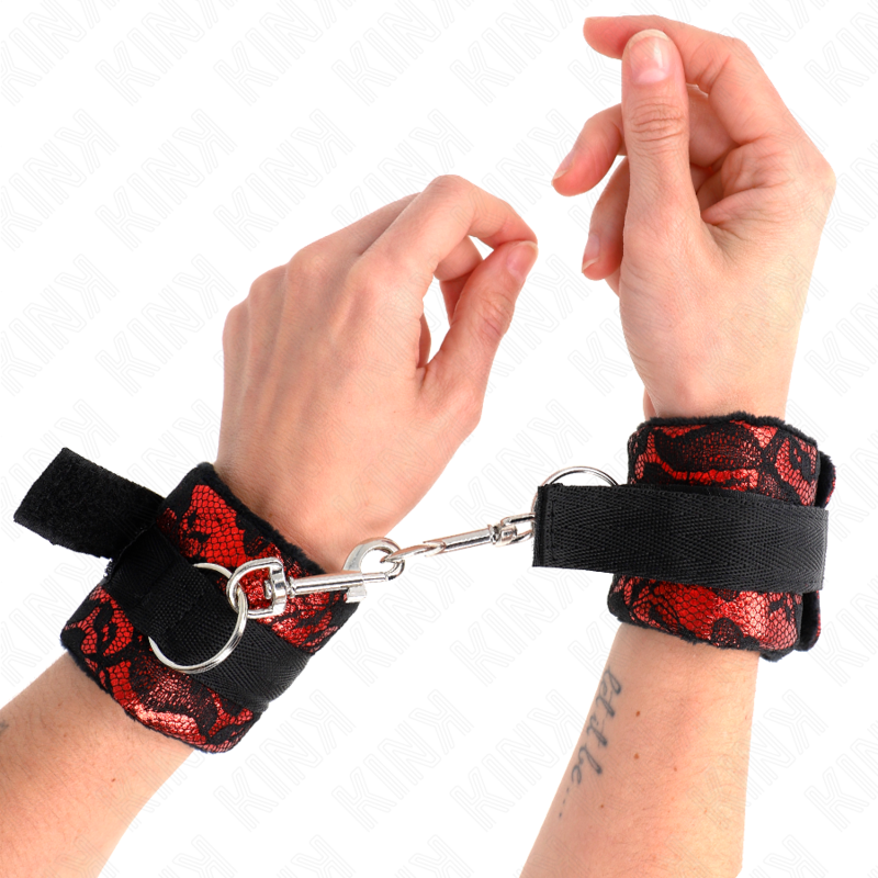 KINK - SCANDAL POLSBANDJES ROOD-ZWART