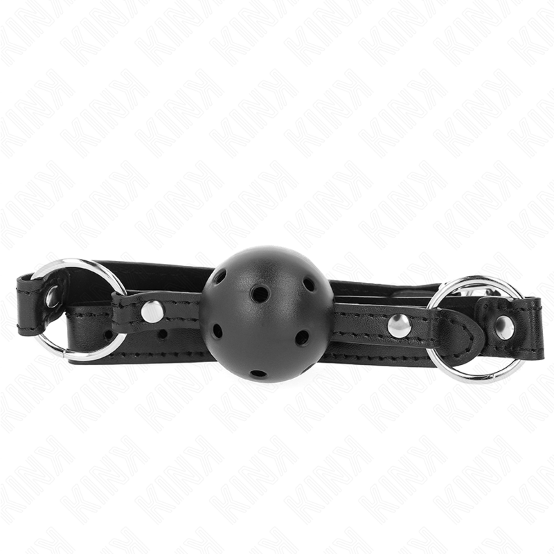 KINK – HOLLOW HARDE ZWARTE BAL 4,5 CM KNEVEL MODEL 1 63,5 X 2 CM