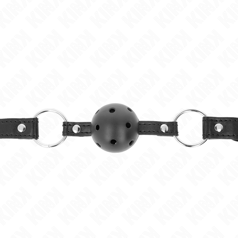 KINK – HOLLOW HARDE ZWARTE BAL 4,5 CM KNEVEL MODEL 1 63,5 X 2 CM