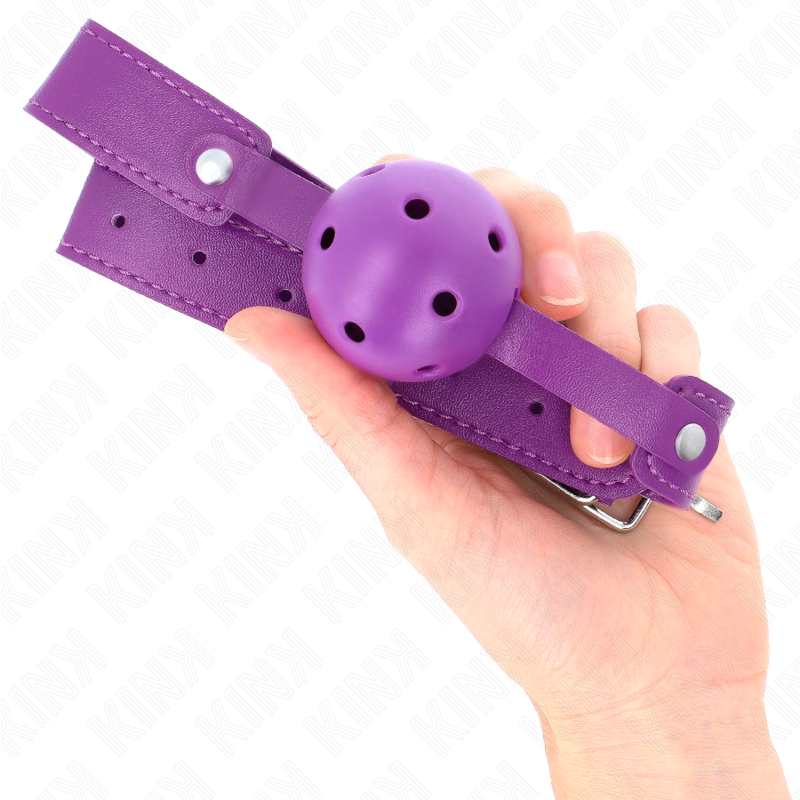 KINK - PAARSE ADEMENDE BAL 4,5 CM GAG 65 x 2,5 CM