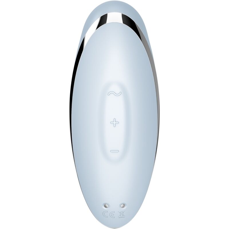 SATISFYER - TAP & CLIMAX 2 VIBRATOR & STIMULATOR BLAUW