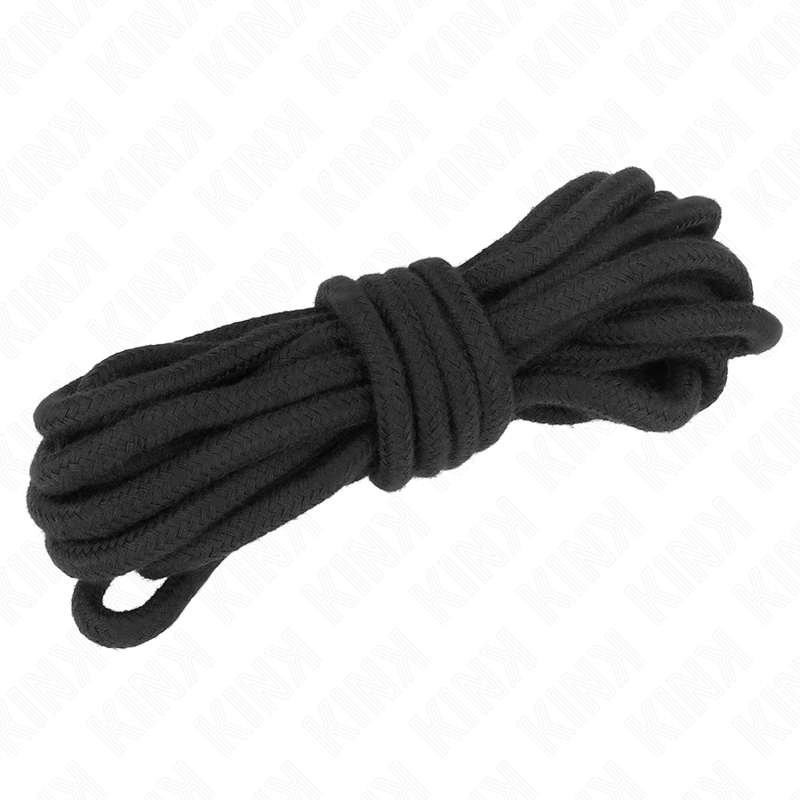KINK - KATOENEN TOUW 10 METER ZWART