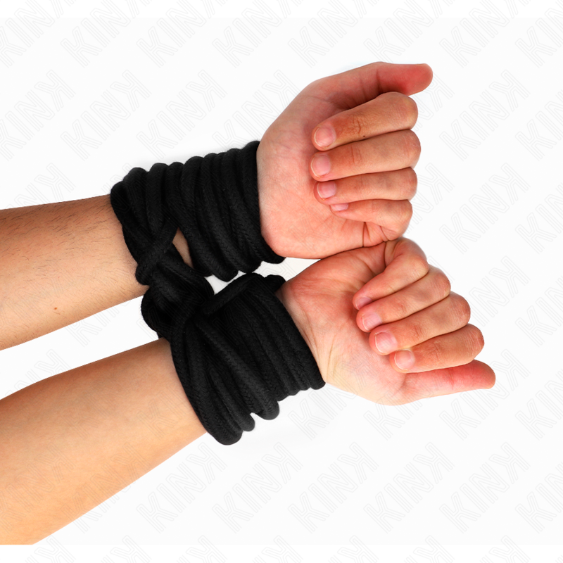 KINK - KATOENEN TOUW 20 METER ZWART