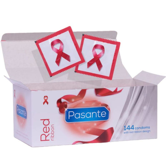 PASANTE - CONDOMS RED RIBBON 144 STUKS