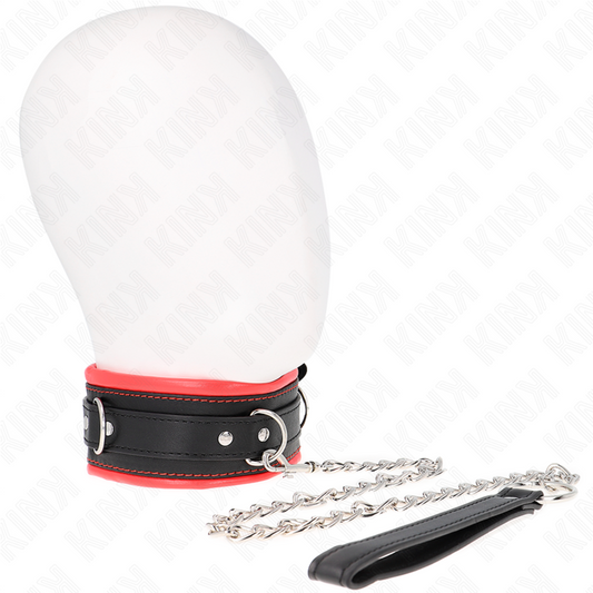 KINK - ZWARE KETTING MET RIEM 65 CM MODEL 3 VERSTELBAAR 36.5-50 CM