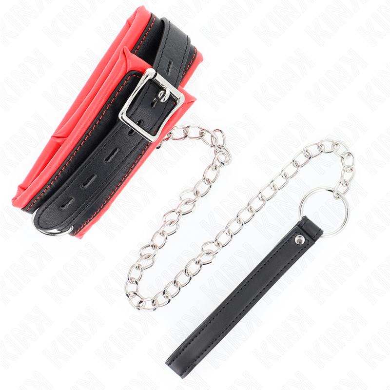 KINK - ZWARE KETTING MET RIEM 65 CM MODEL 3 VERSTELBAAR 36.5-50 CM