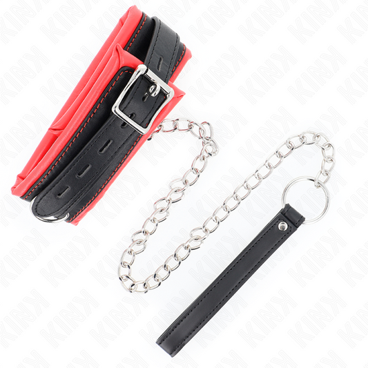 KINK - ZWARE KETTING MET RIEM 65 CM MODEL 3 VERSTELBAAR 36.5-50 CM