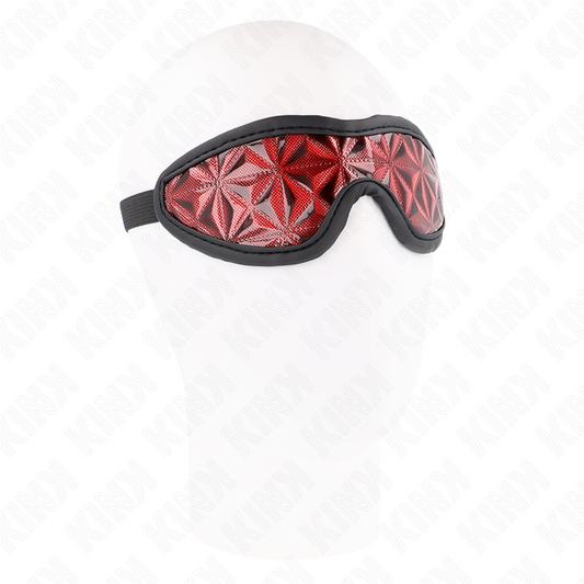 KINK - HOOFDBAND MET ROOD RUITPATROON 20,5 x 6 CM