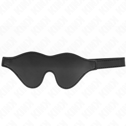 KINK - LEATHERETTE VERBAND 20 x 8 CM MET KLITTENBANDSLUITING VERSTELBAAR 17-21 CM