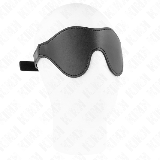 KINK - LEATHERETTE VERBAND 20 x 8 CM MET KLITTENBANDSLUITING VERSTELBAAR 17-21 CM