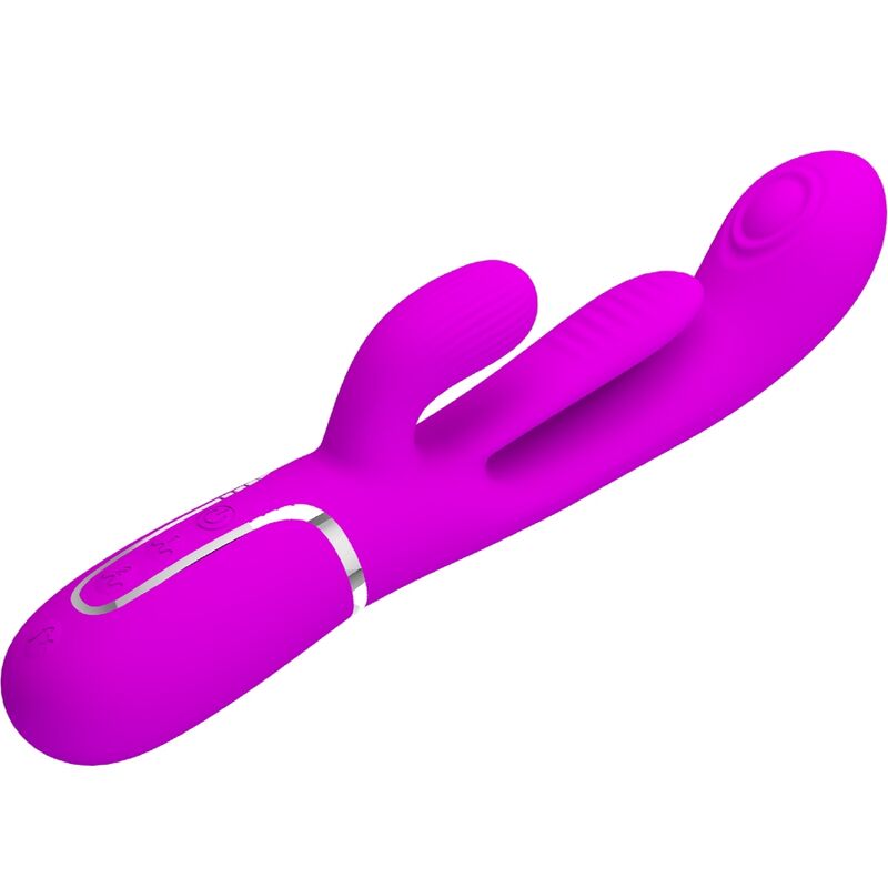 PRETTY LOVE - SHANIA TRIPLE KONIJN VIBRATOR MULTIFUNCTIONEEL ROZE