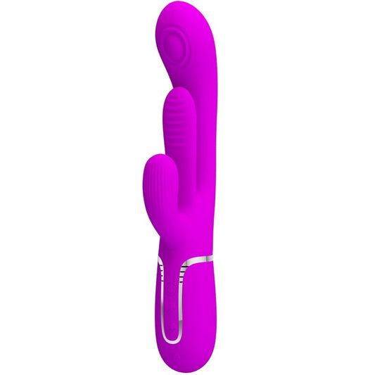 PRETTY LOVE - SHANIA TRIPLE KONIJN VIBRATOR MULTIFUNCTIONEEL ROZE