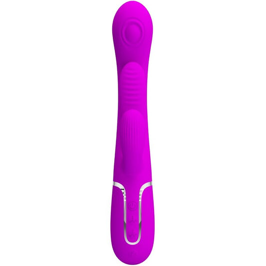 PRETTY LOVE - SHANIA TRIPLE KONIJN VIBRATOR MULTIFUNCTIONEEL ROZE