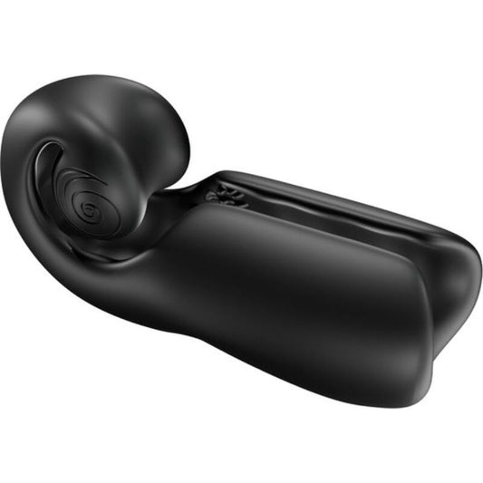 SNAIL VIBE - EVO FOR HIM MANNELIJKE MASTURBATOR SLIDE NROLL ZWART