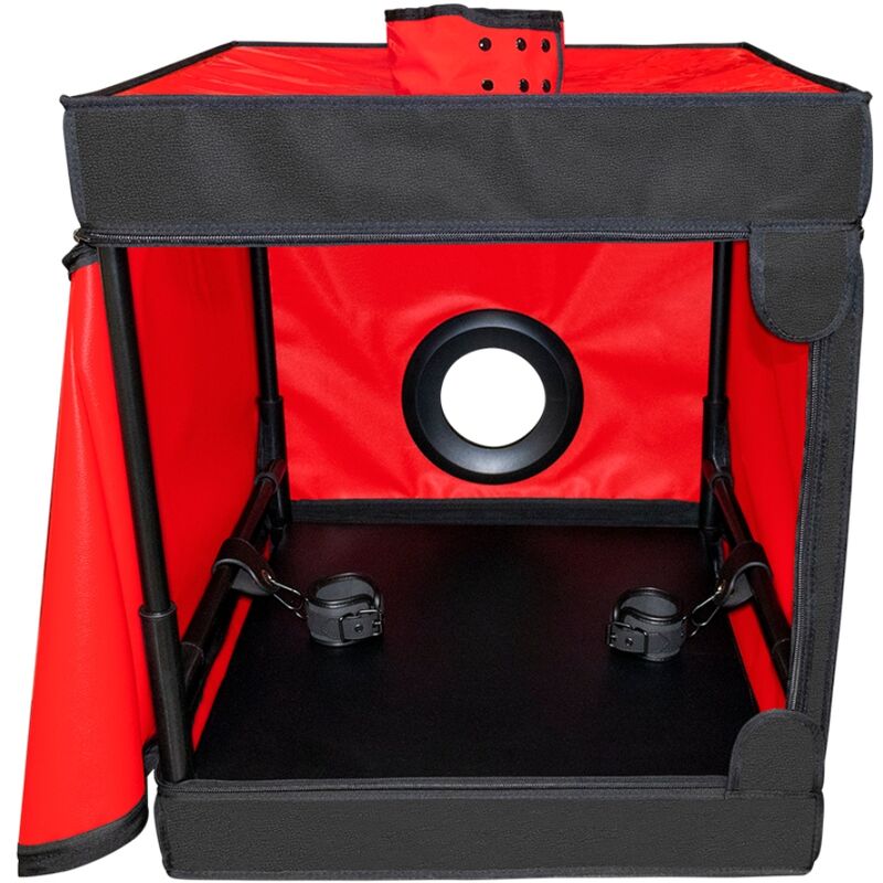 SECRET DOME - KINK CLUB CABINE BUKKAKE ZWART & ROOD