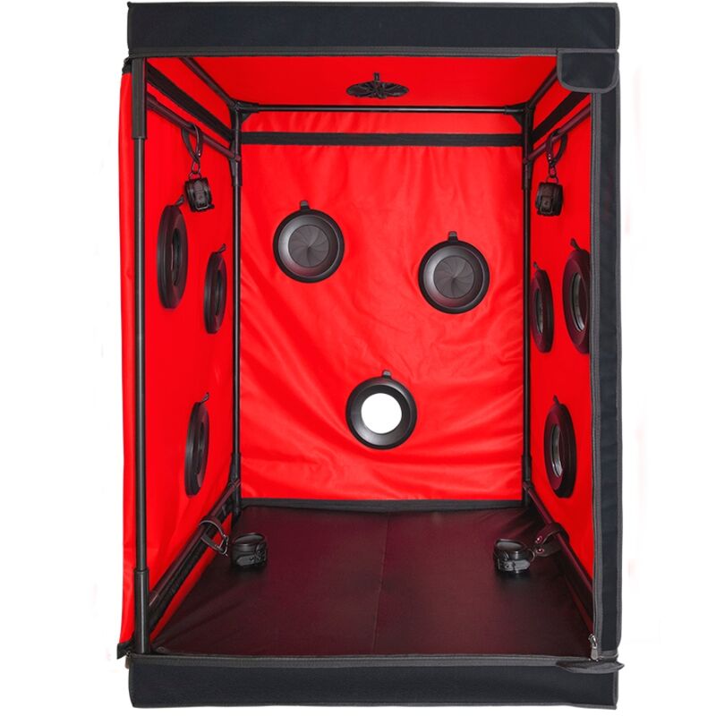 SECRET DOME - KINK CLUB CABIN SCANDALE ZWART & ROOD