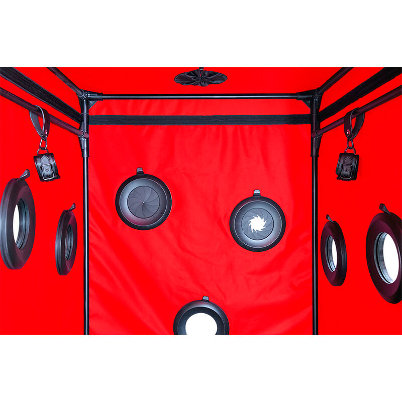 SECRET DOME - KINK CLUB CABIN SCANDALE ZWART & ROOD