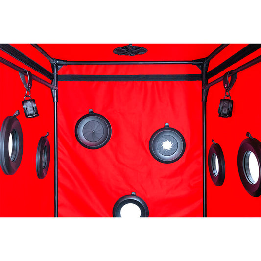 SECRET DOME - KINK CLUB CABIN SCANDALE ZWART & ROOD