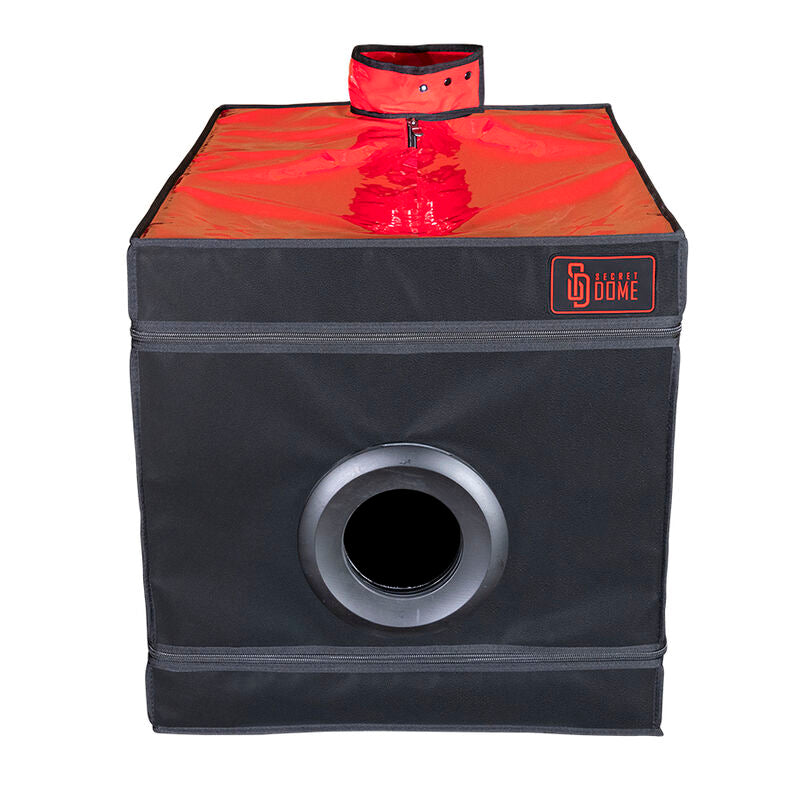 SECRET DOME - KINK CLUB LA NICHE CABINE ZWART & ROOD