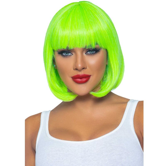 LEG AVENUE - FLUORESCERENDE BOB PRUIK NEONGROEN
