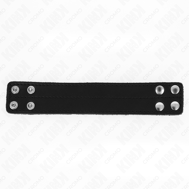 KINK – LEREN PENISRING MET DRUKSLUITING 18,5 X 3,3 CM