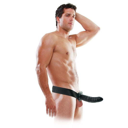 FETISH FANTASY SERIES - 19 CM HOLLE STRAP-ON ZWART