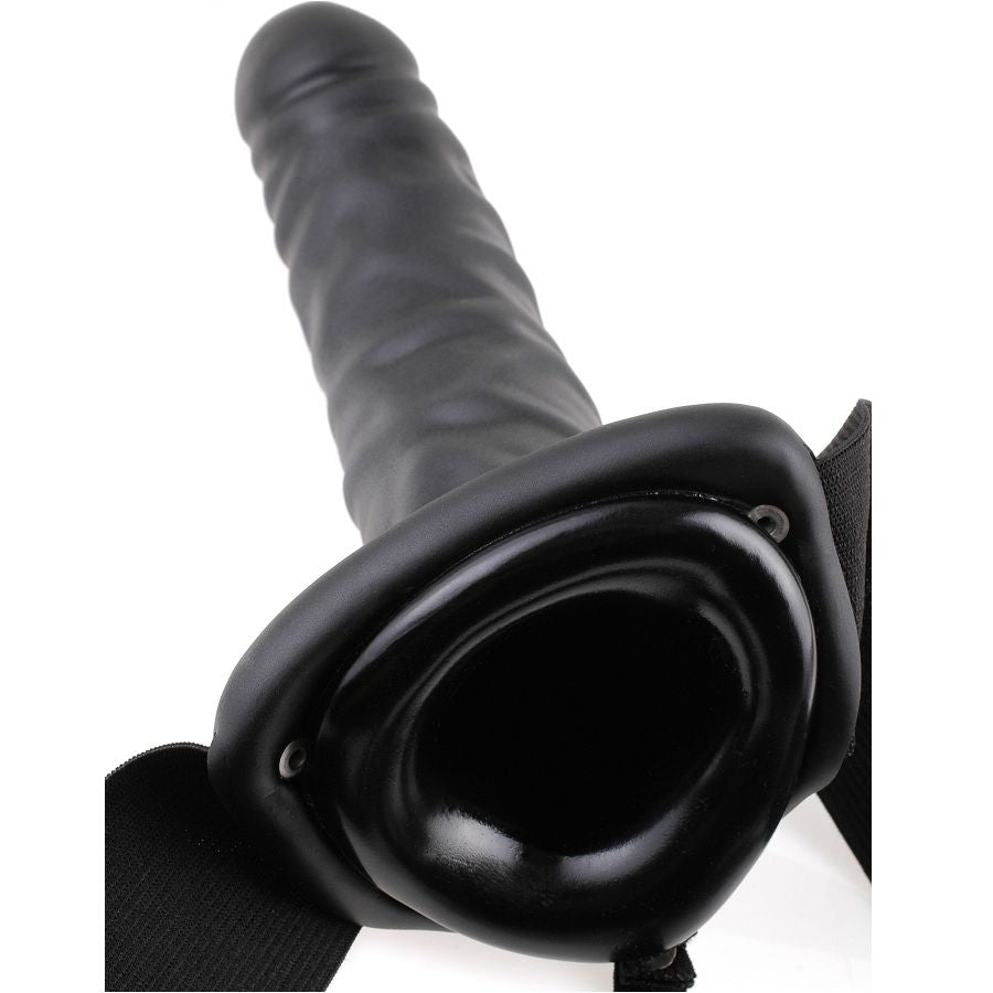 FETISH FANTASY SERIES - 19 CM HOLLE STRAP-ON ZWART