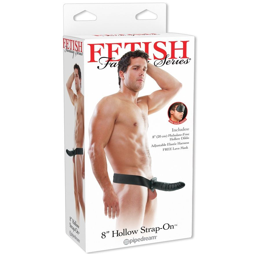 FETISH FANTASY SERIES - 19 CM HOLLE STRAP-ON ZWART