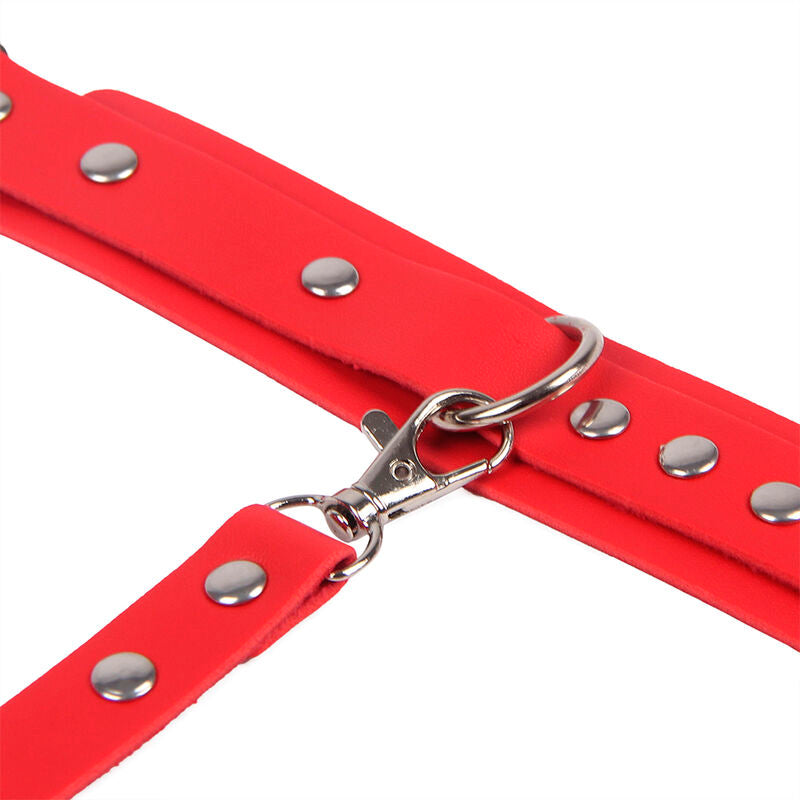 SUBBLIME - 953706 HANDBOEIEN MET BONDAGE RIEM ROOD EEN MAAT