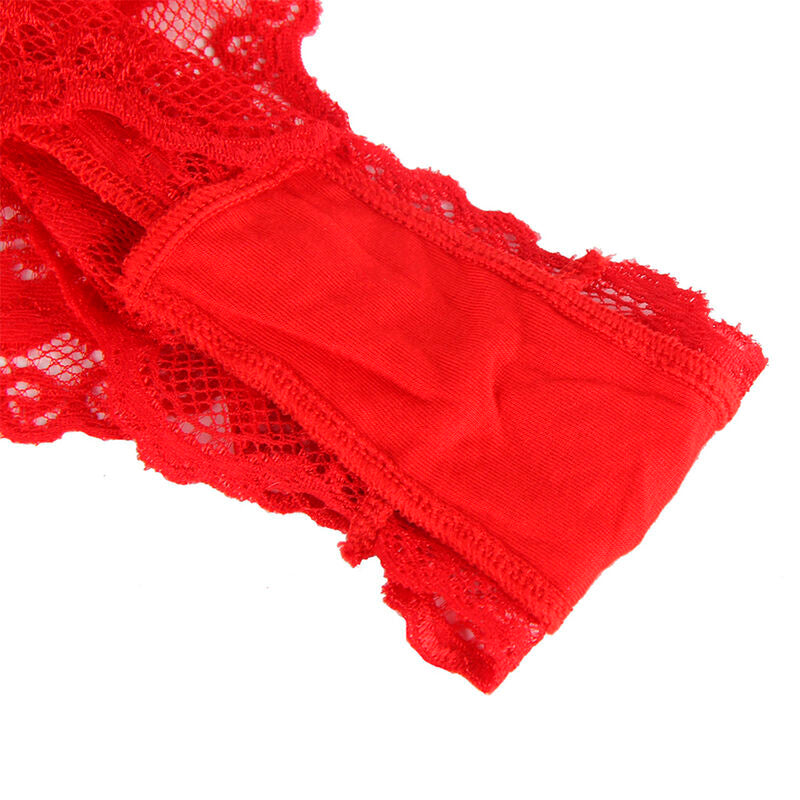 SUBBLIME - 953980 SEXY BODY MET RUFFLES + RIEM ROOD L/XL