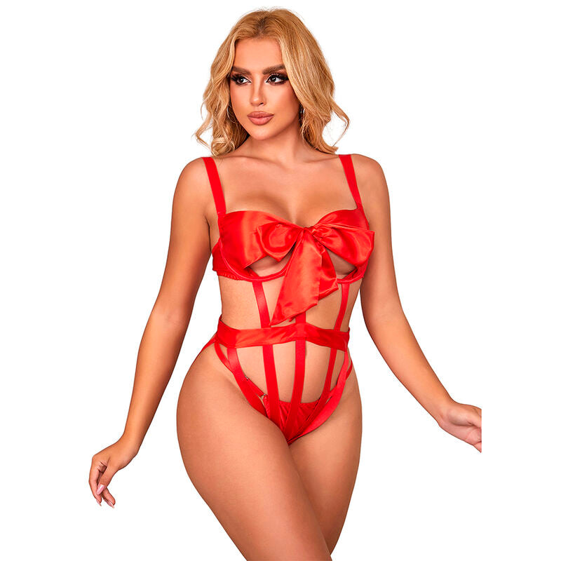 SUBBLIME - 954475 SEXY OPENWORK BODY MET STRIK ROOD L/XL