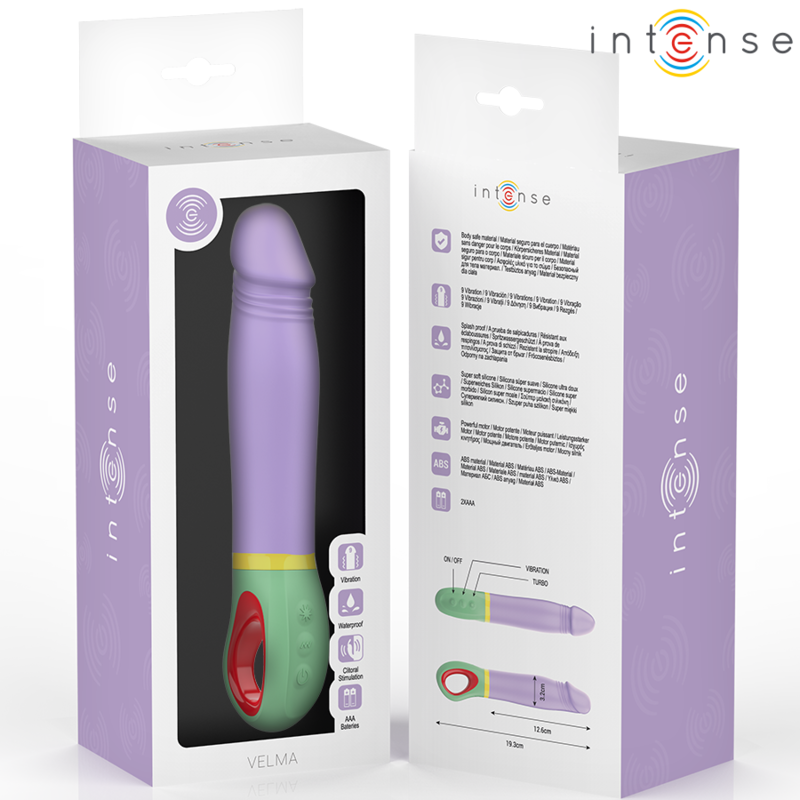 INTENSE - VELMA KLASSIEKE PAARSE VIBRATOR