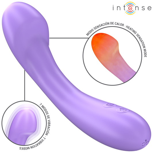 INTENS - BECKY VIBRATOR 19 CM VERWARMBAAR 7 TRILLINGEN PAARS