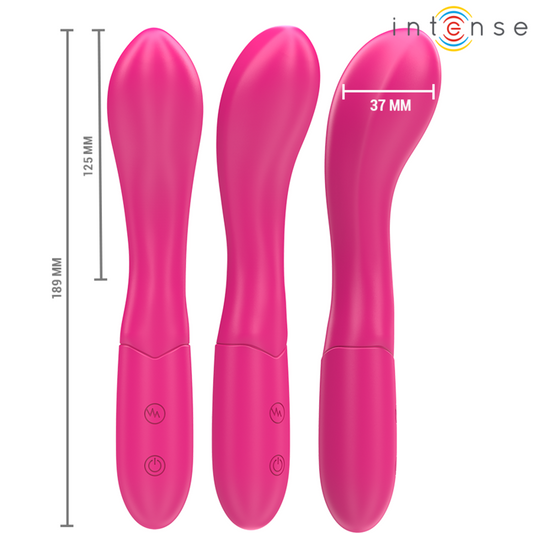 INTENSE - LISETTE VIBRATOR 19 CM FLEXIBEL 10 TRILLINGEN ROZE