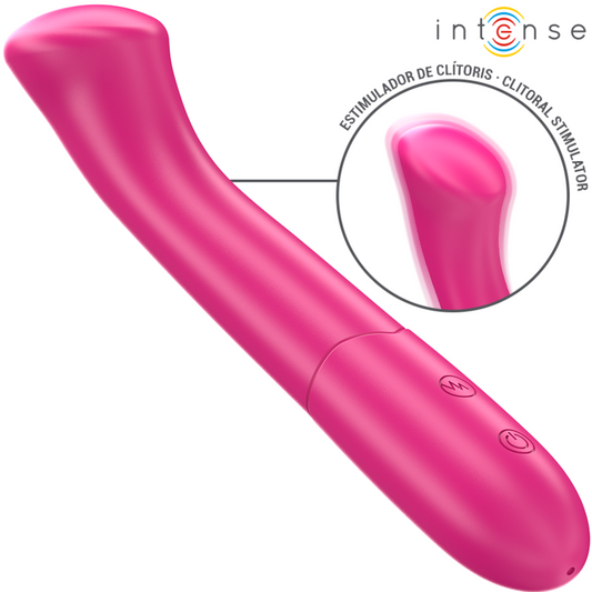 INTENSE - PATY VIBRATOR 19 CM FLEXIBEL 10 TRILLINGEN MODEL 2 ROZE