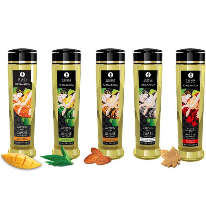 SHUNGA - BIOLOGISCHE MASSAGEOLIE MANGO 240 ML